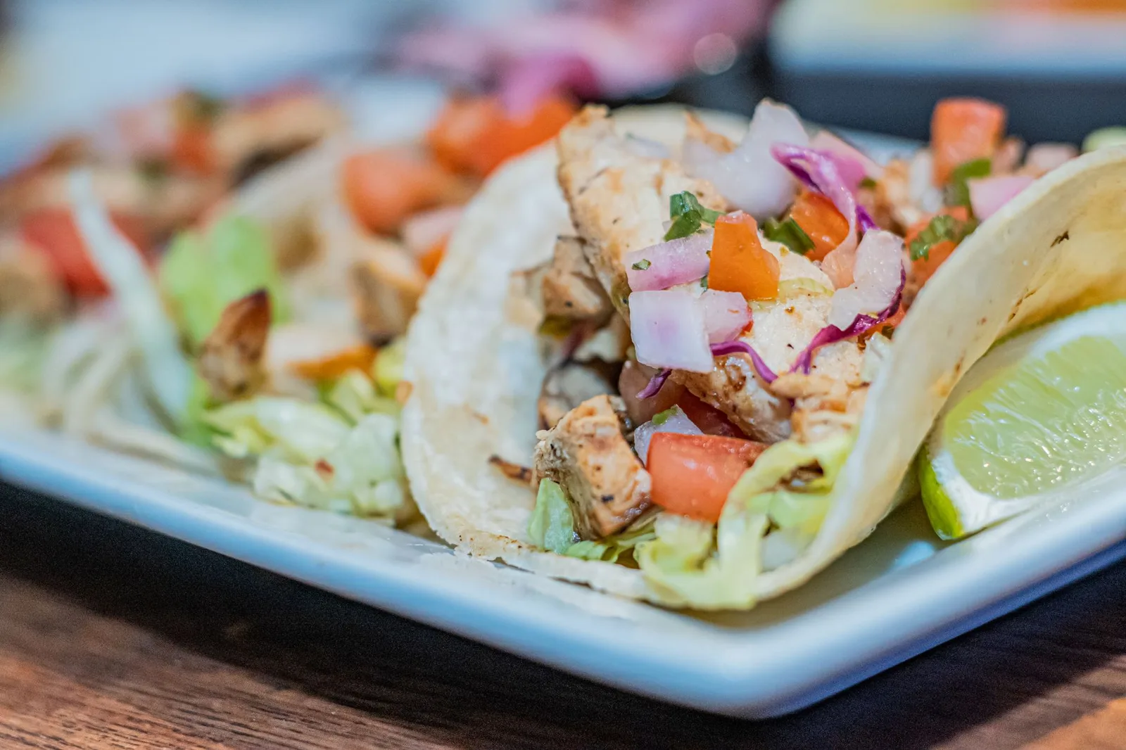 Grilled Chili Lime Chicken Tacos